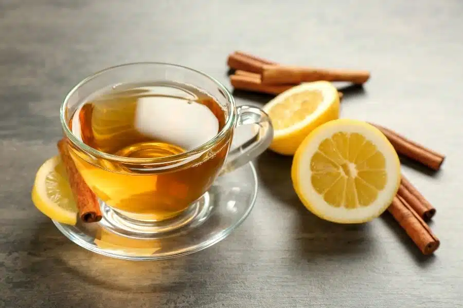 Lemon cinnamon tea