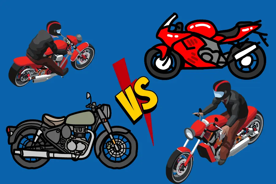 The BMW vs. the Yamaha Motorcycles