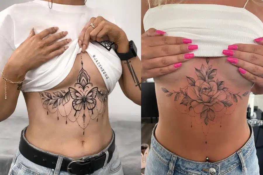 Under-boobs-tattoo