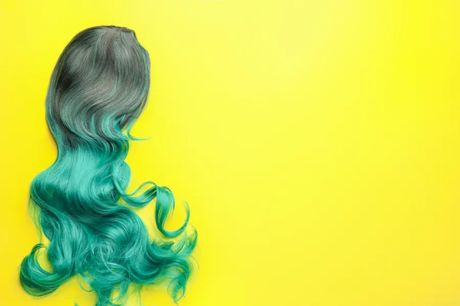 Colored  wigs
