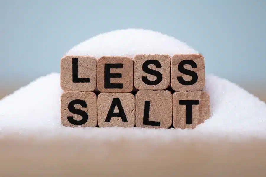 Consume less salt