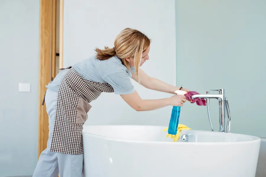 Cleaning your bathrooms