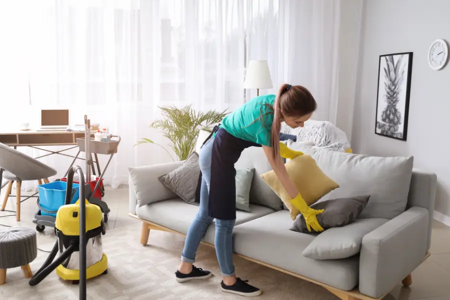 Cleaning your living room