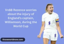 Vn88 Rezence worries about the injury of England's captain, Williamson, during the World Cup