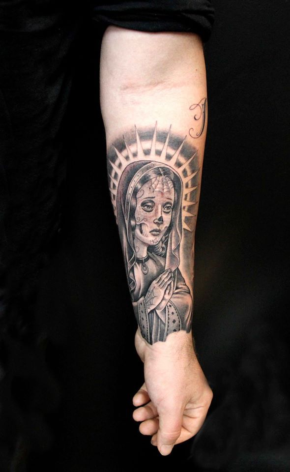 10+ Virgin Mary Tattoo Design Ideas & Placement!!
