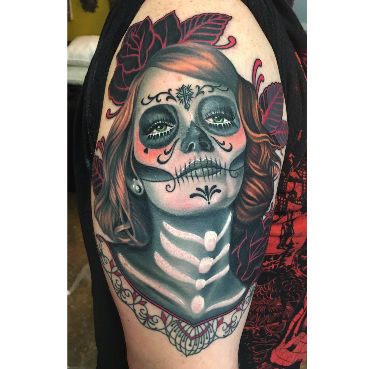 Day of the Dead Virgin Mary Tattoos