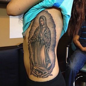 10+ Virgin Mary Tattoo Design Ideas & Placement!!