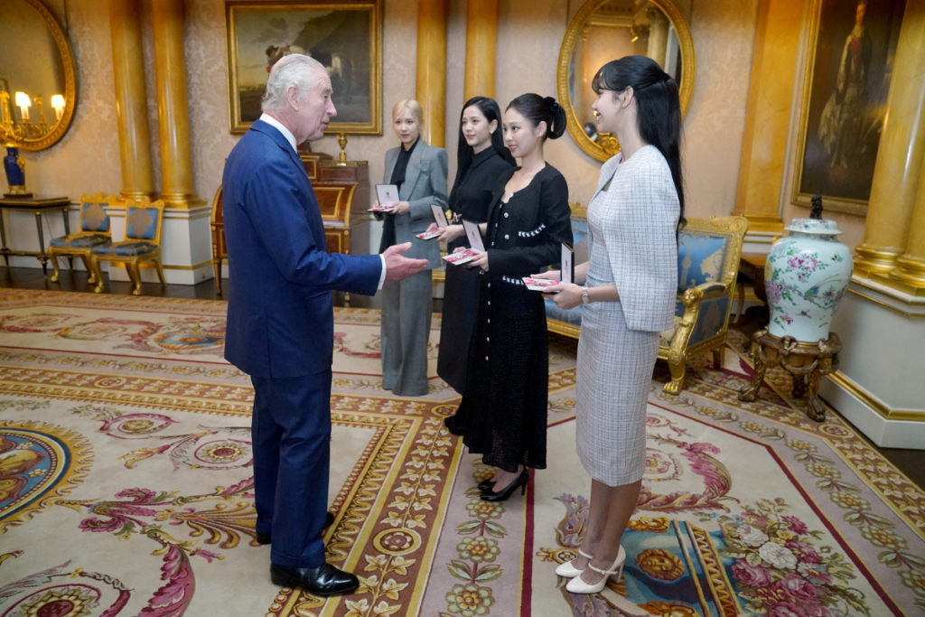 K-Pop Band BLACKPINK Receive Honorary MBEs From Britain's King Charles