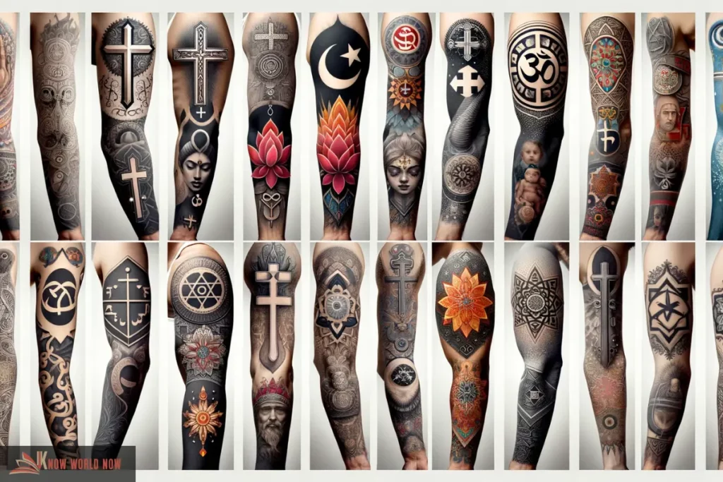 Religious Tattoo Sleeve Designs