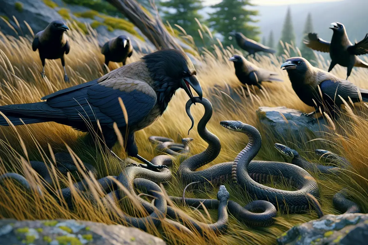 Do Crows Eat Snakes