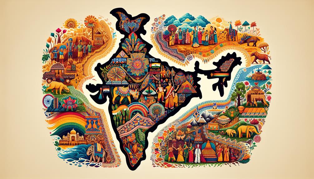 diverse and intricate indian landscape