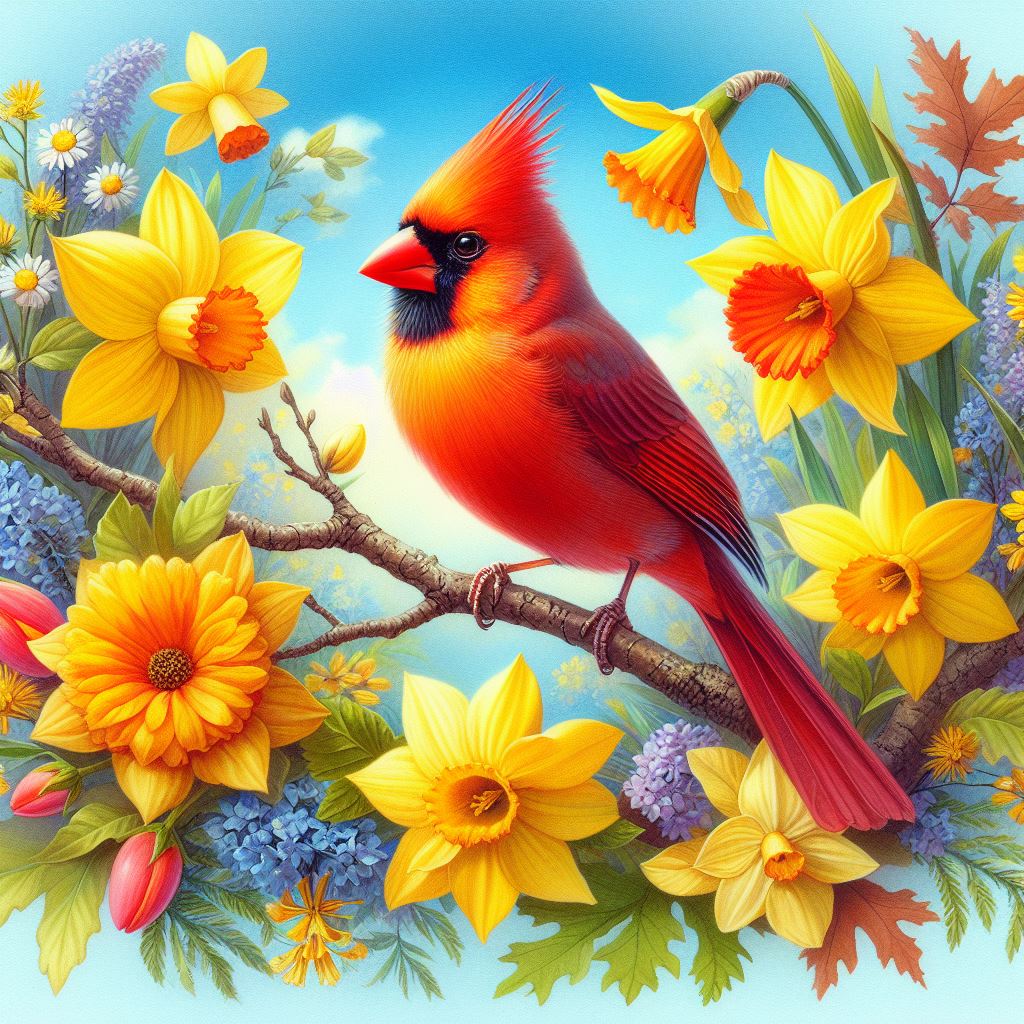 12 Yellow Cardinal Spiritual Meaning
