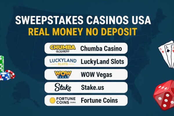 Best Sweepstakes Casinos USA: No Deposit Bonuses 2025