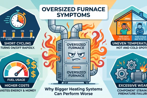 Oversized Furnace Symptoms: Why Bigger Heating Systems Can Perform Worse